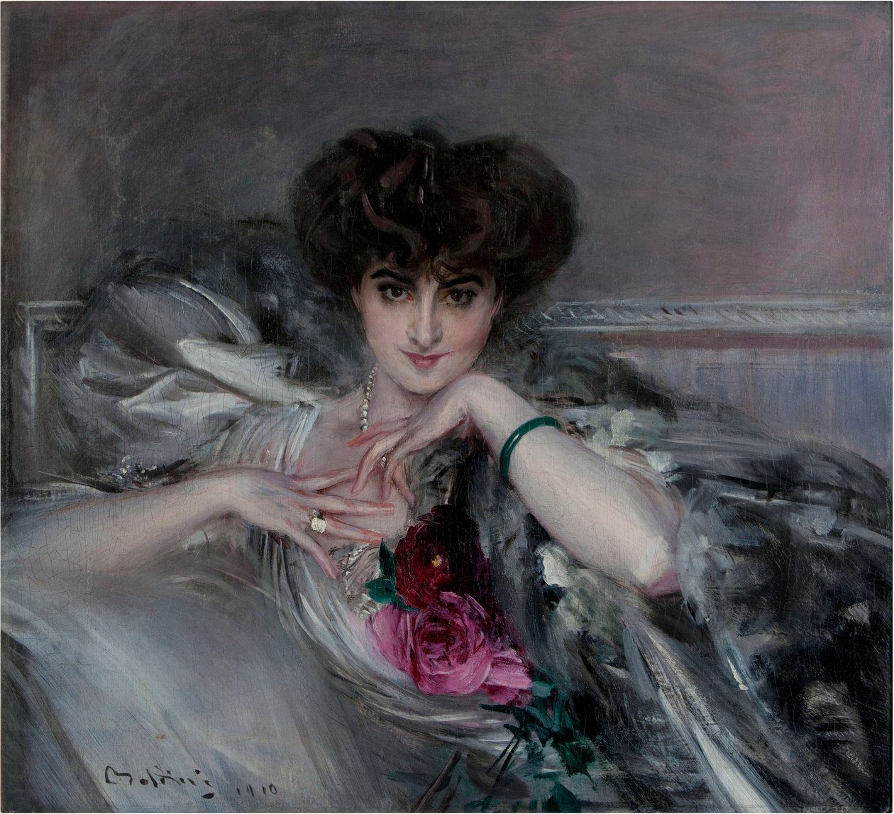 "" Portrett av prinsessen Catherine Radziwill (1858-1941) "" (Prinsesse Catherine Radziwill) Peinture de Giovanni Boldini (1842-1931) av Giovanni Boldini