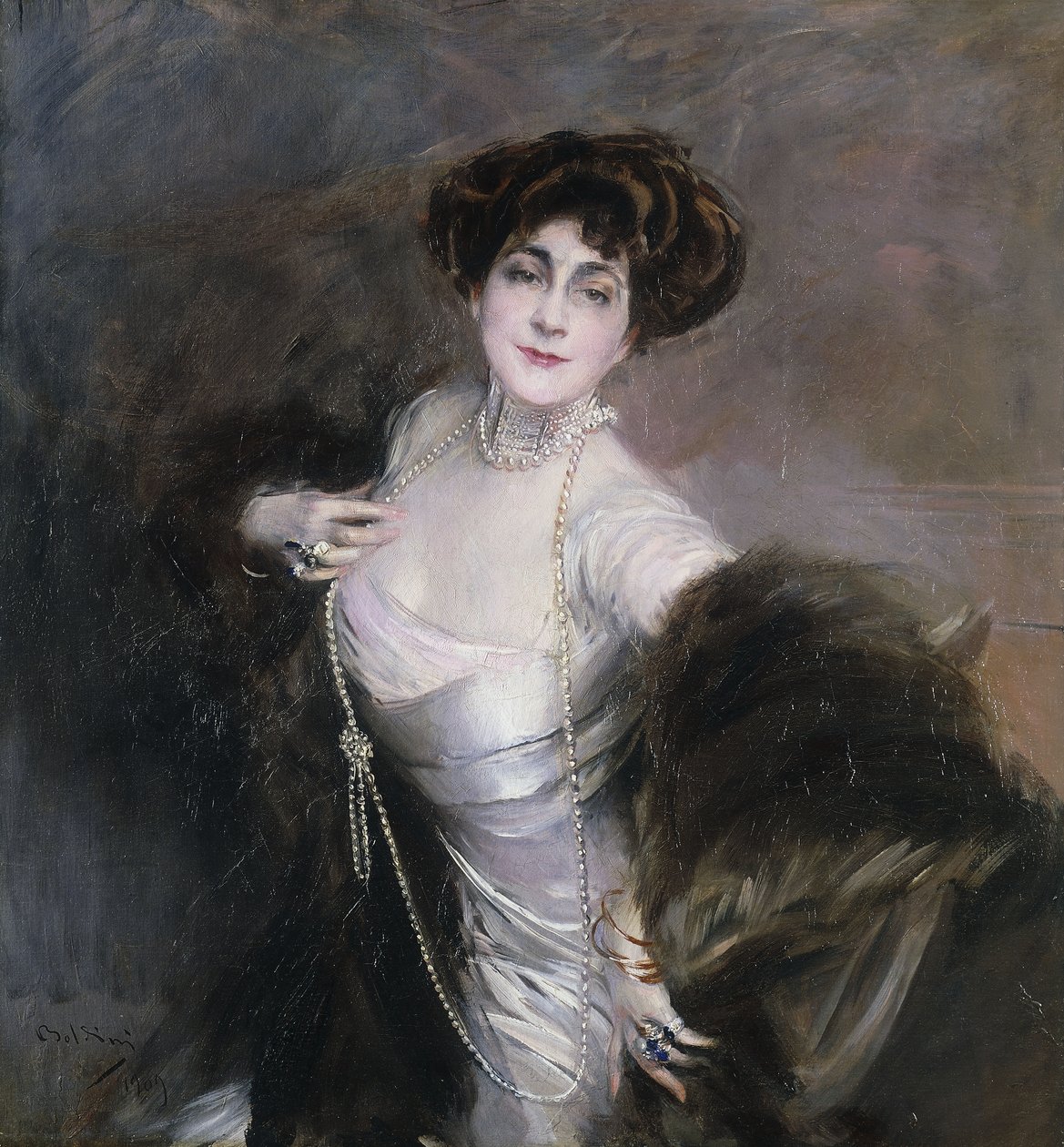 Portrett av Diaz Albertini, 1909 av Giovanni Boldini