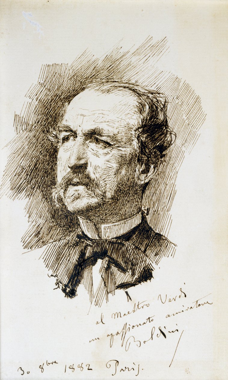 Portrett av Emanuele Muzio (Zibello av Giovanni Boldini