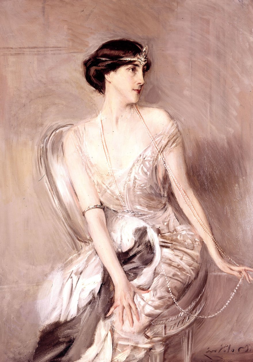 Portrett av Genevieve Lantelme, ca. 1907 (maleri) av Giovanni Boldini