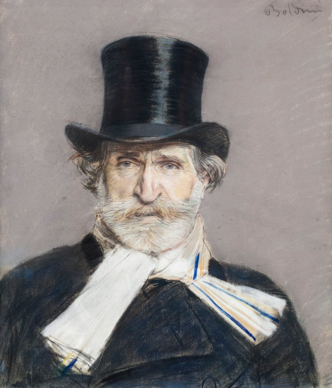 Portrett av Giuseppe Verdi av Giovanni Boldini