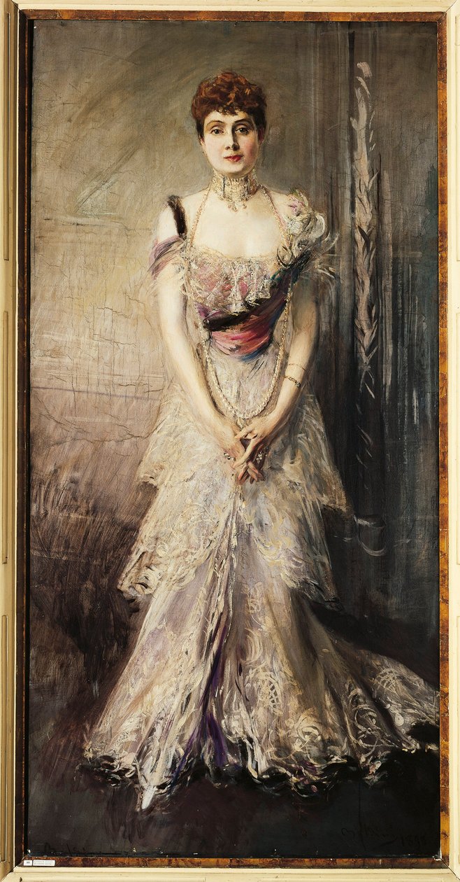 Portrett av Infanta Eulalia av Spania (1864-1958), rundt 1898 av Giovanni Boldini