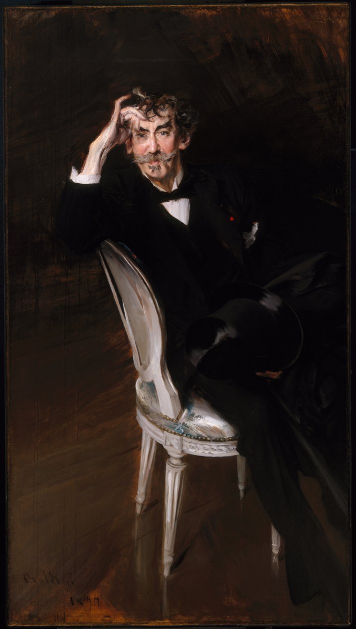 Portrett av James Abbott McNeil Whistler (1834-1903) 1897 av Giovanni Boldini