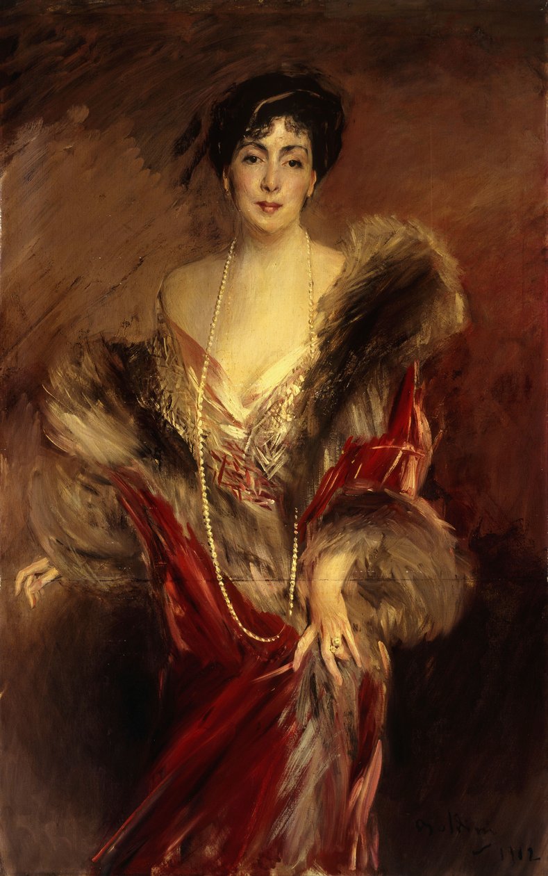 Portrett av Josefina A. de Errazuriz, 1912 av Giovanni Boldini