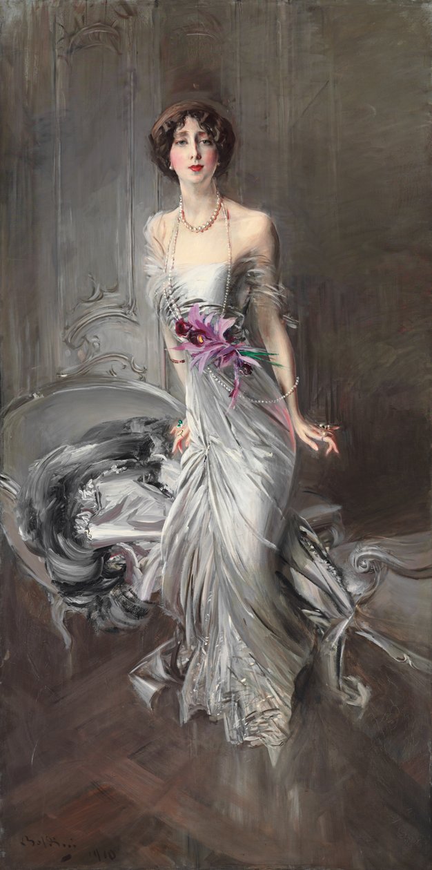 Portrett av Madame Eugene Doyen; Portrett av Madame Eugene Doyen, 1910 av Giovanni Boldini