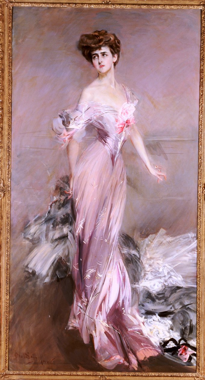 Portrett av fru Howard-Johnston, 1906 av Giovanni Boldini