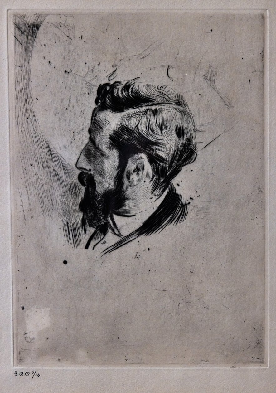 Portrett av Paul Helleu av Giovanni Boldini