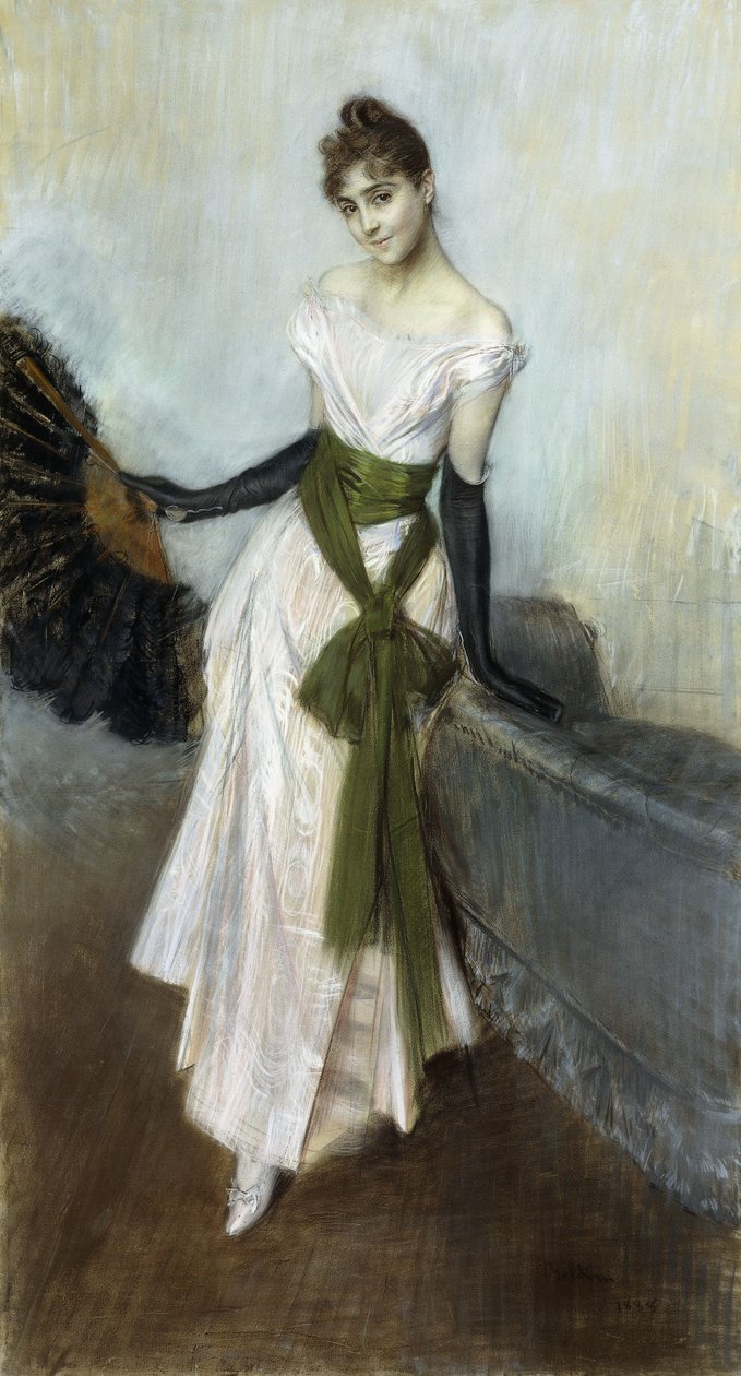 Portrett av Signorina Shell fra Ossa, 1888 av Giovanni Boldini