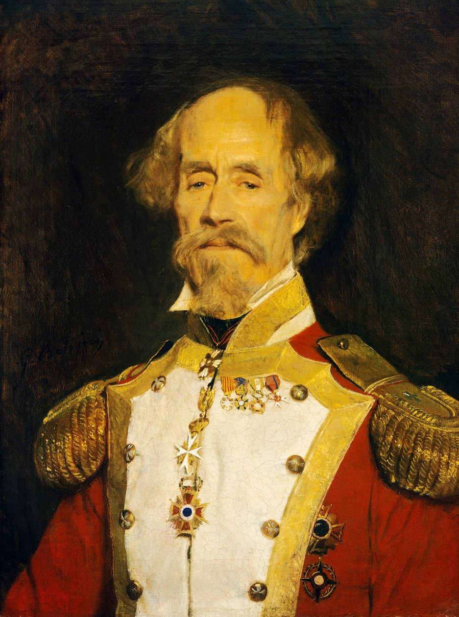 Portrett av spansk general, av Giovanni Boldini (1842-1931), olje på lerret, 62x48 cm av Giovanni Boldini