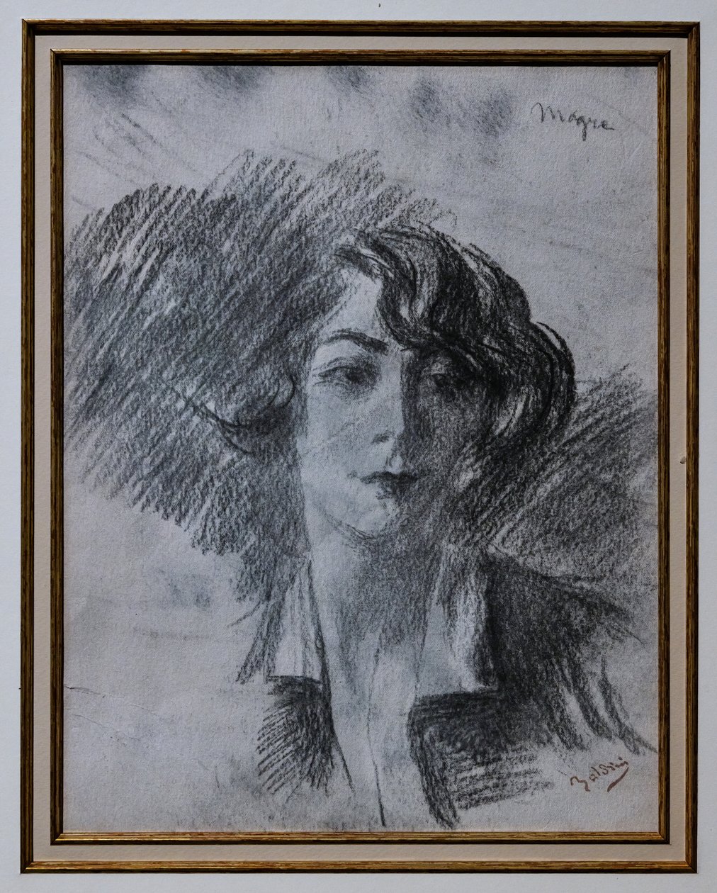 Portrett av en dame av Giovanni Boldini