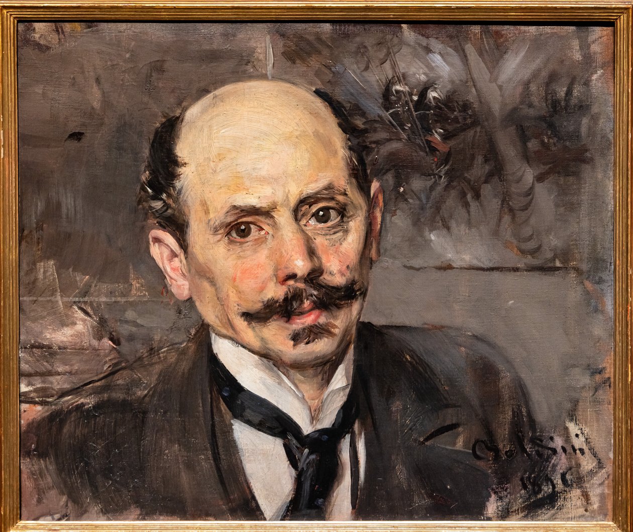 Portrett av maleren JB Edouard Detaljer, detalj av Giovanni Boldini