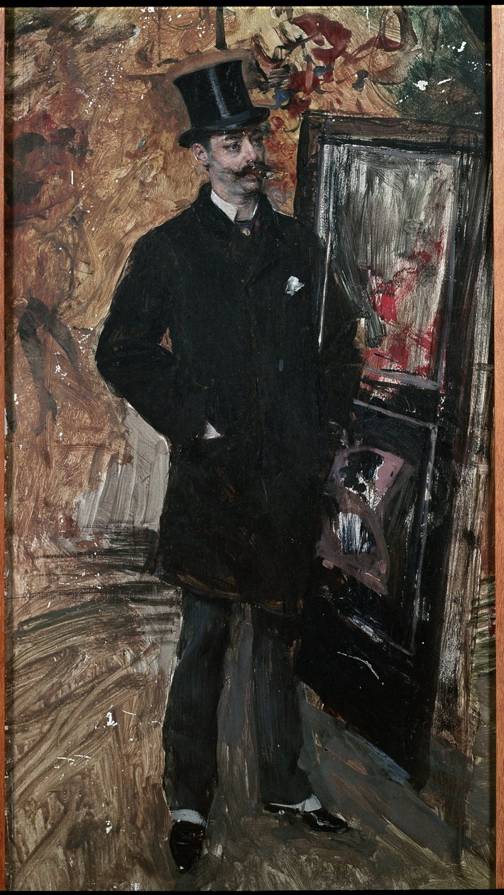 Portrett av poeten Hanvin av Giovanni Boldini