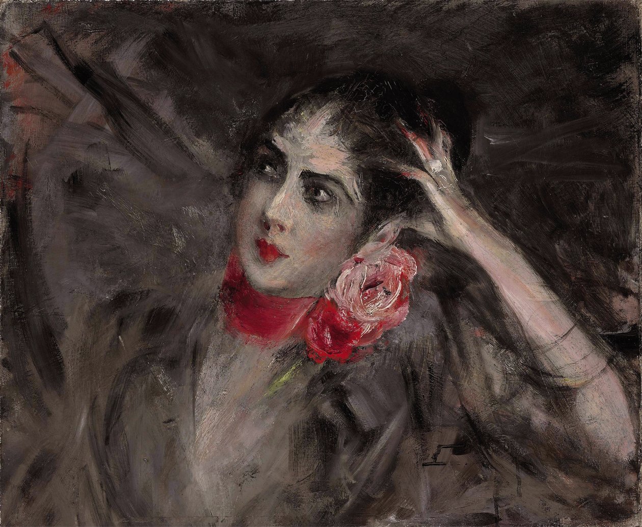Prinsesse Catherine Radziwill, født Katarzyna Rzewuska av Giovanni Boldini