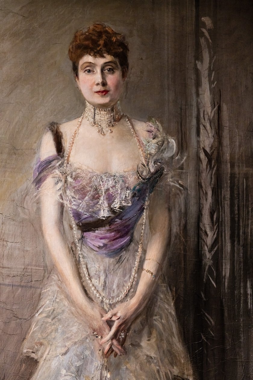 Prinsesse Eulalia av Spania, detalj av Giovanni Boldini