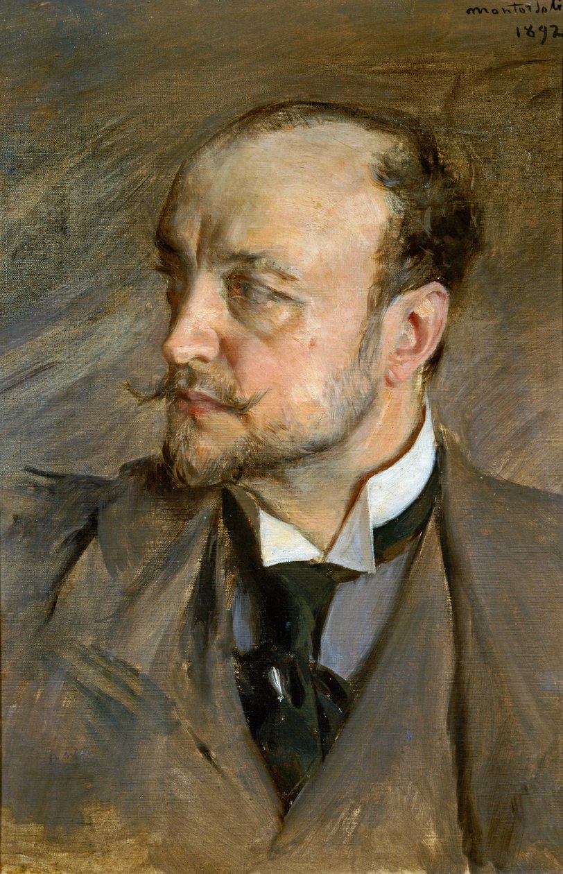 Selvportrett av Giovanni Boldini, italiensk maler ... av Giovanni Boldini