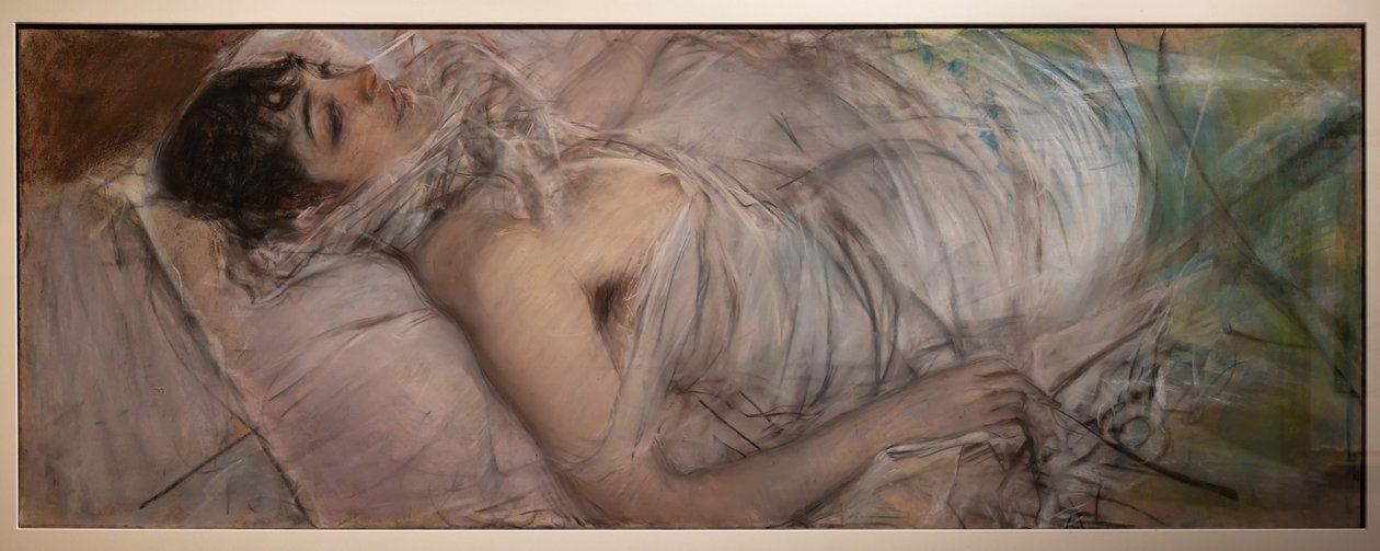 Grevinnen av Rasty Reclining av Giovanni Boldini