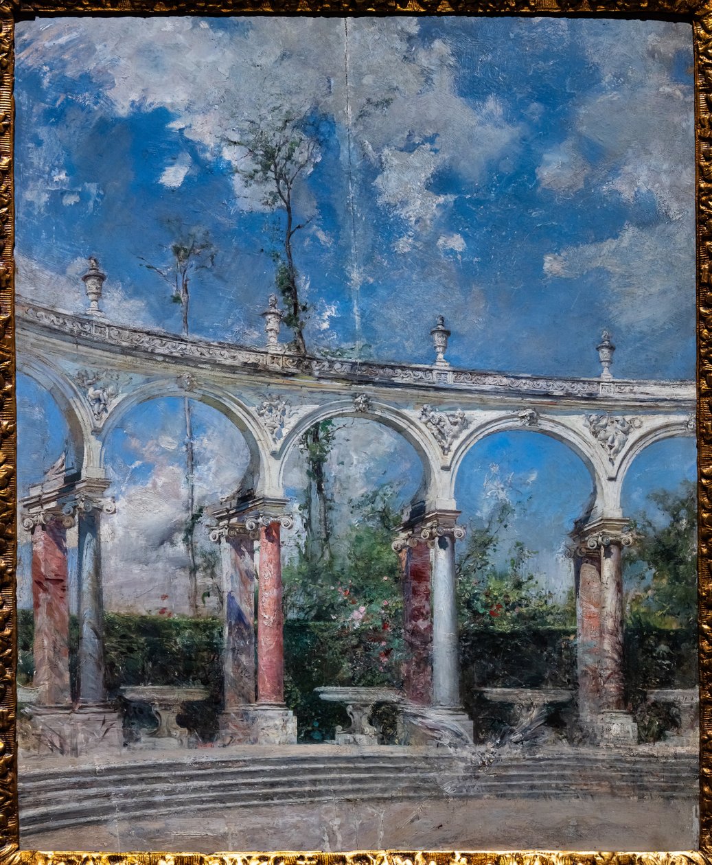 Kolonnaden i Versailles av Giovanni Boldini