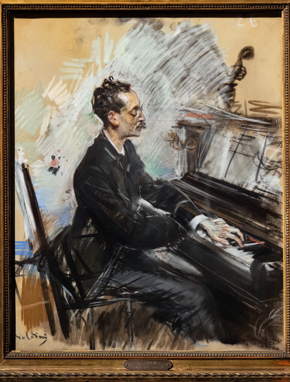 Pianisten Rey Colaço av Giovanni Boldini