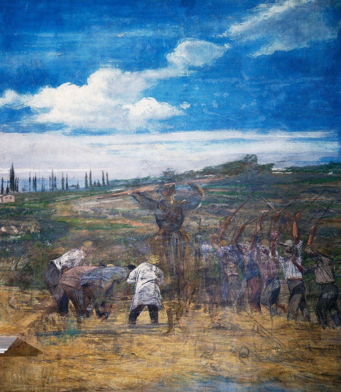 Tresking av korn av Giovanni Boldini