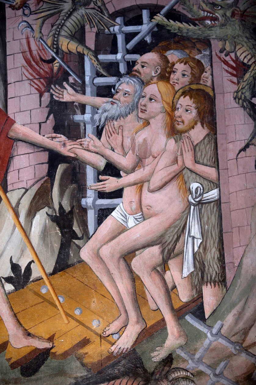 Nedstigning til helvete, ca. 1492 av Giovanni Canavesio