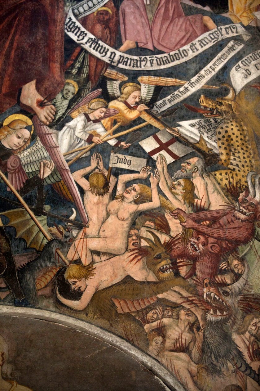Siste dom, ca. 1492 (detalj av 3702475) av Giovanni Canavesio