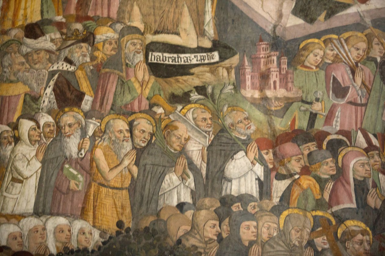 Siste dom, ca. 1492 (detalj av 3702475) av Giovanni Canavesio