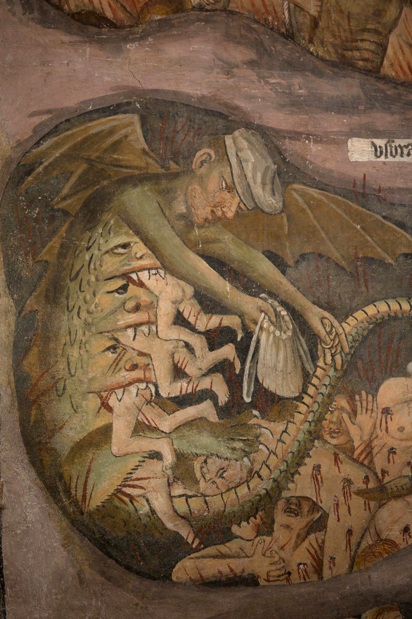 Siste dom, ca. 1492 (detalj av 3702475) av Giovanni Canavesio