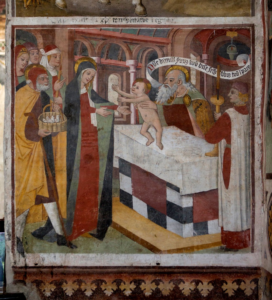 Presentasjon av Jesus i tempelet, 1492 av Giovanni Canavesio