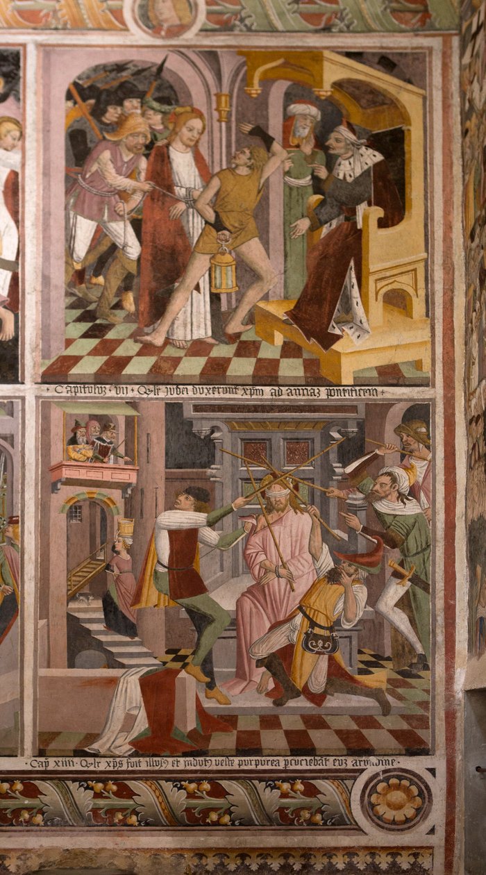 Scener fra Kristi liv, ca. 1492 (fresco) av Giovanni Canavesio