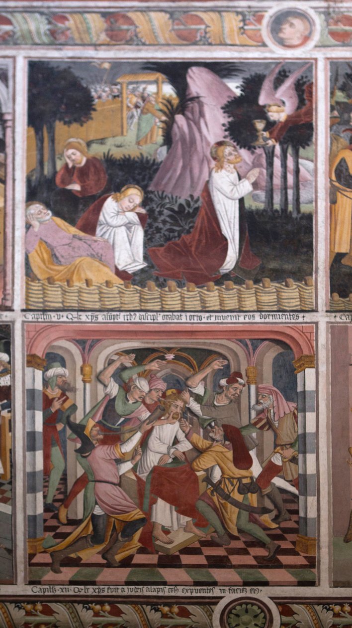 Scener fra Kristi liv, ca. 1492 (fresco) av Giovanni Canavesio