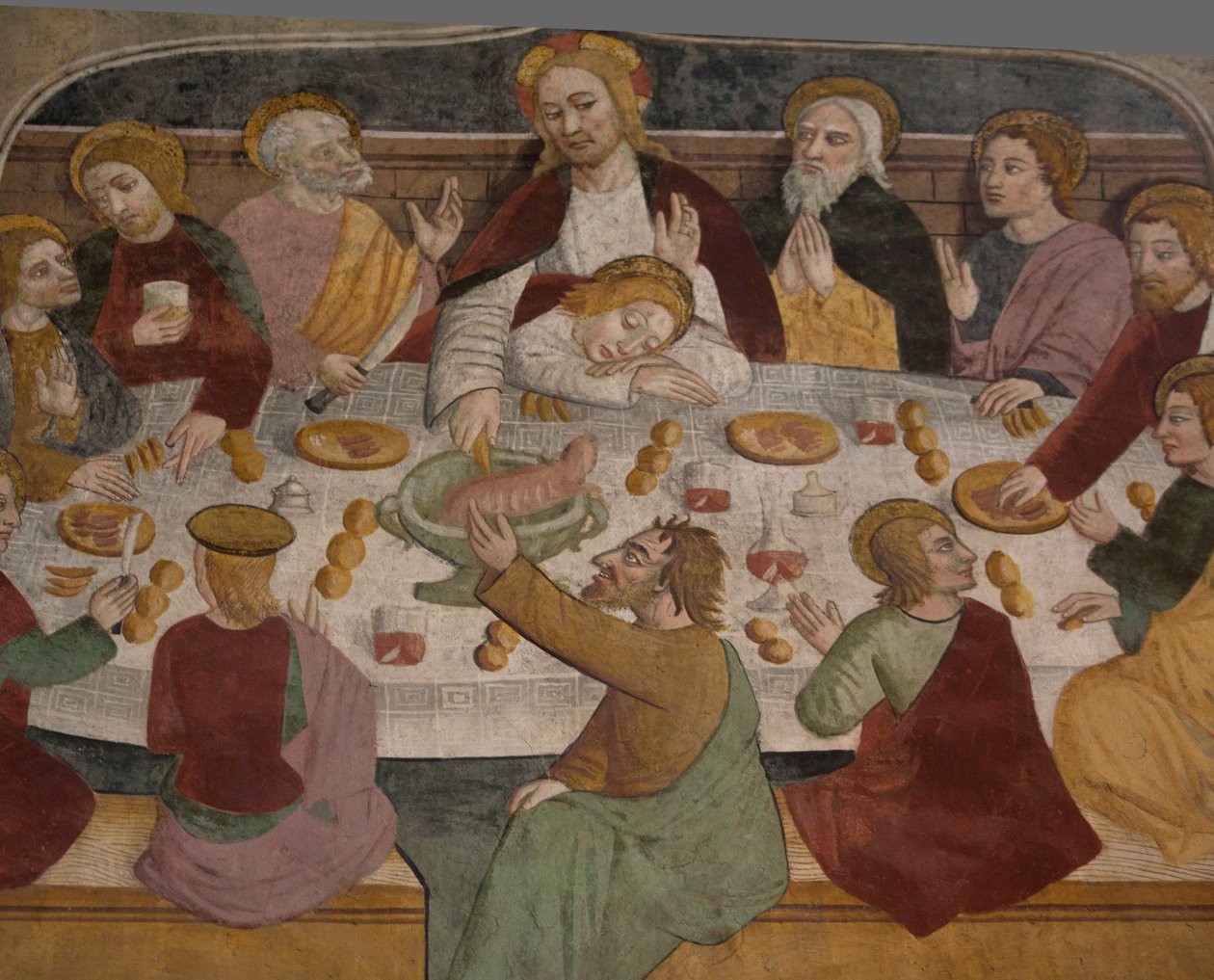 Scener fra Kristi liv, ca. 1492 av Giovanni Canavesio