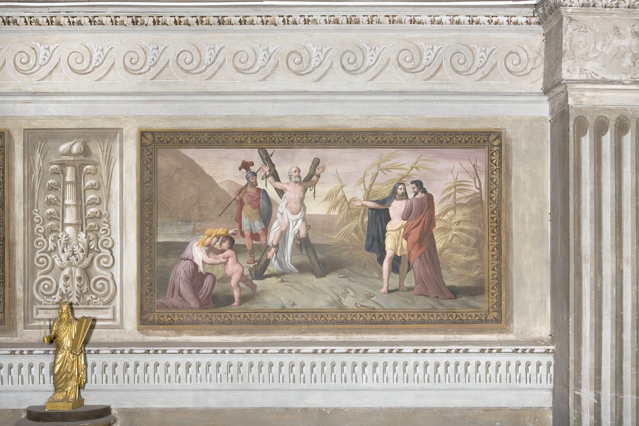 Korsfestelsen av Saint Andrew, fra Historier om Kristus av Giovanni Chiarini