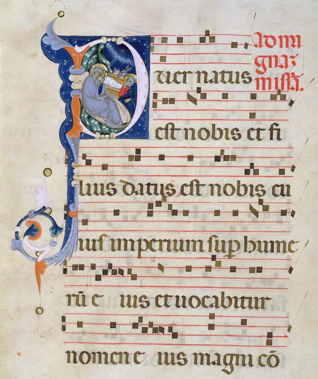 Ms 561 Side med historisk initial 