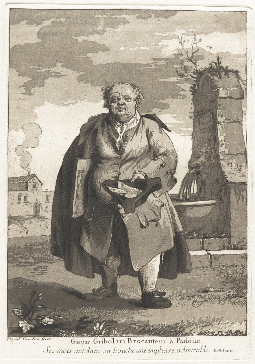 Gaspar Gribolari bruktforhandler i Padua (Gaspar Gribolari, bruktforhandler i Padua) av Giovanni David
