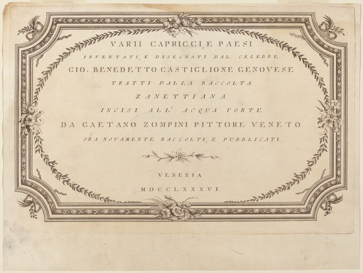 Frontispice av Giovanni De Pian