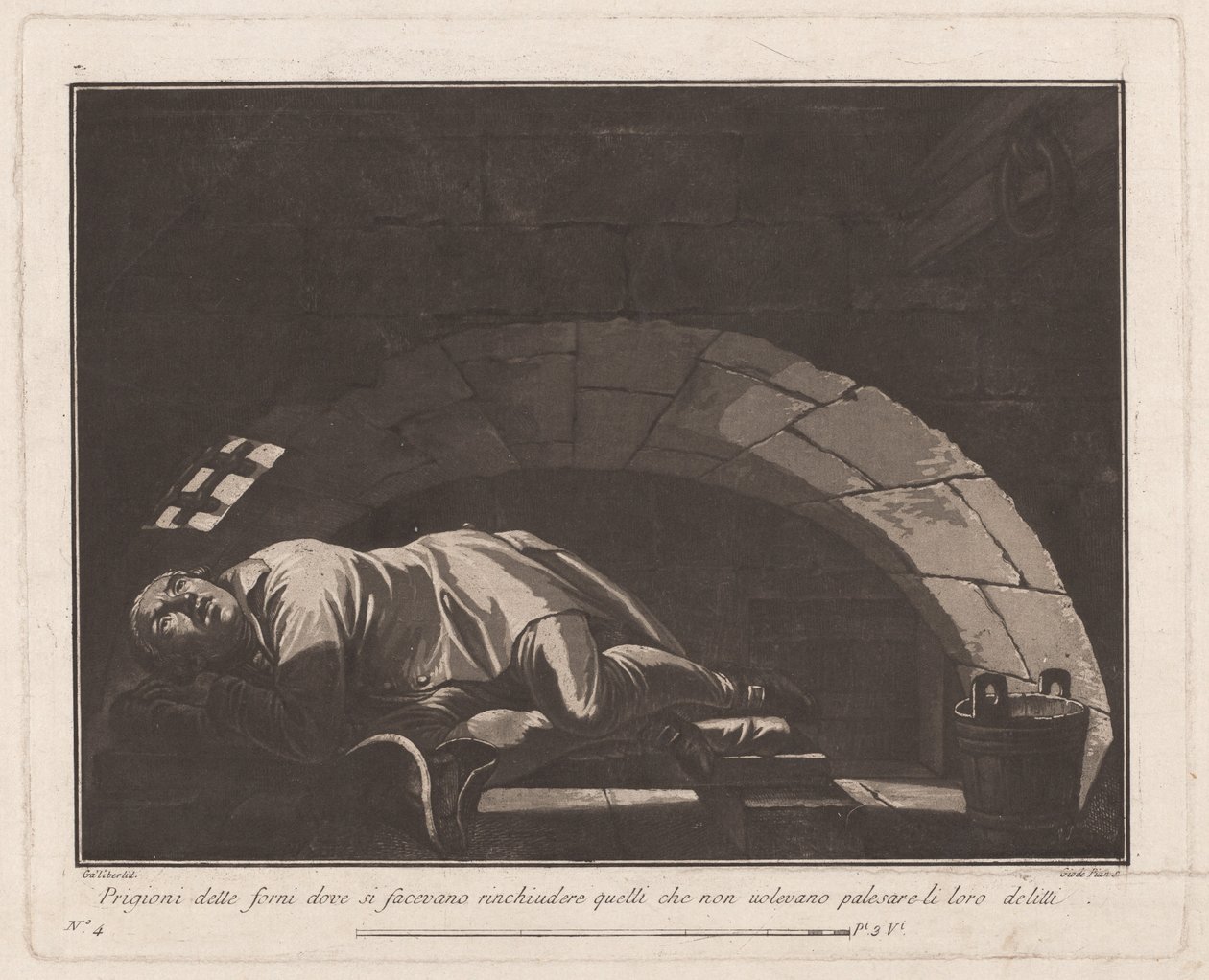 "Ovnene" for de som ikke ville innrømmet sine forbrytelser av Giovanni De Pian, after Francesco Galimberti