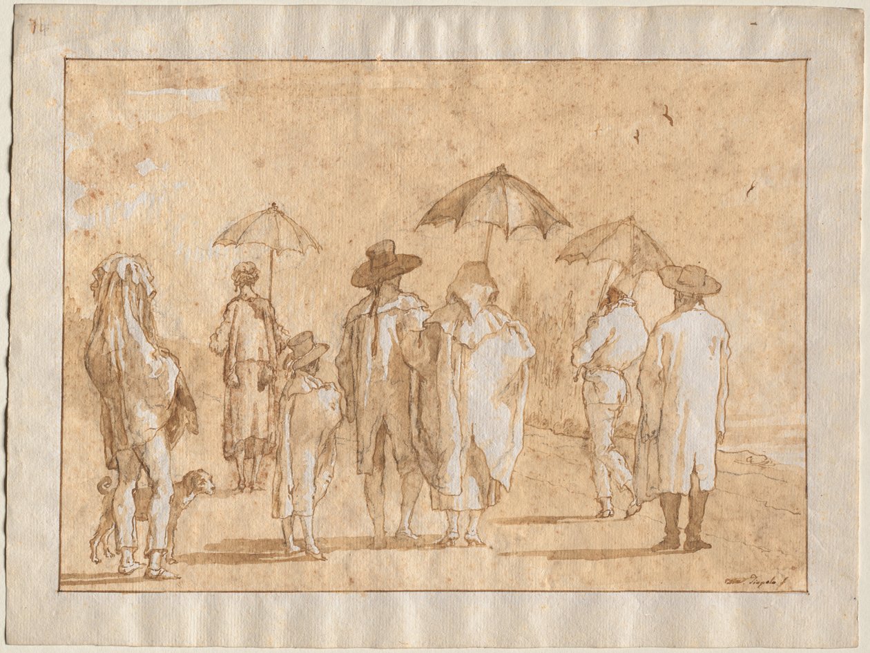 En vårdusj av Giovanni Domenico Tiepolo