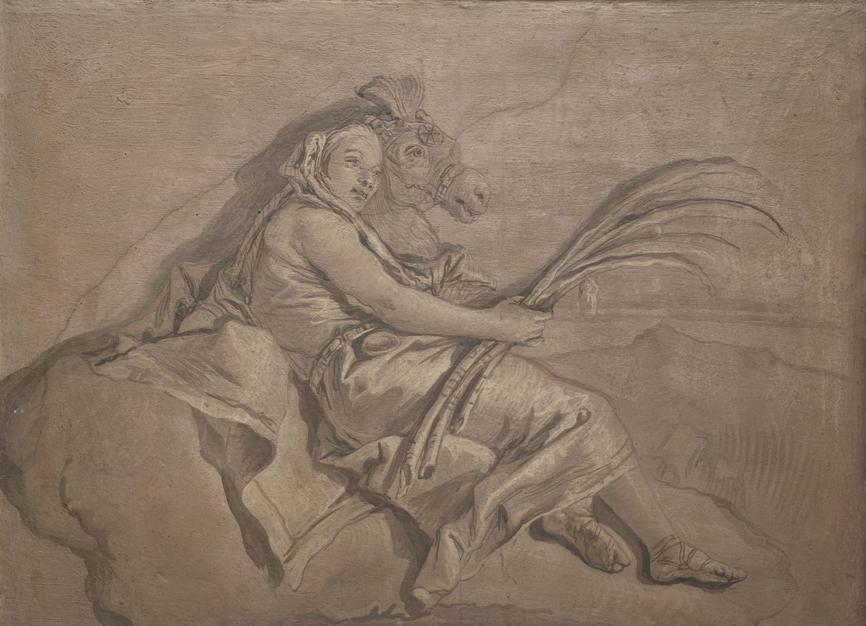 Asia. av Giovanni Domenico Tiepolo