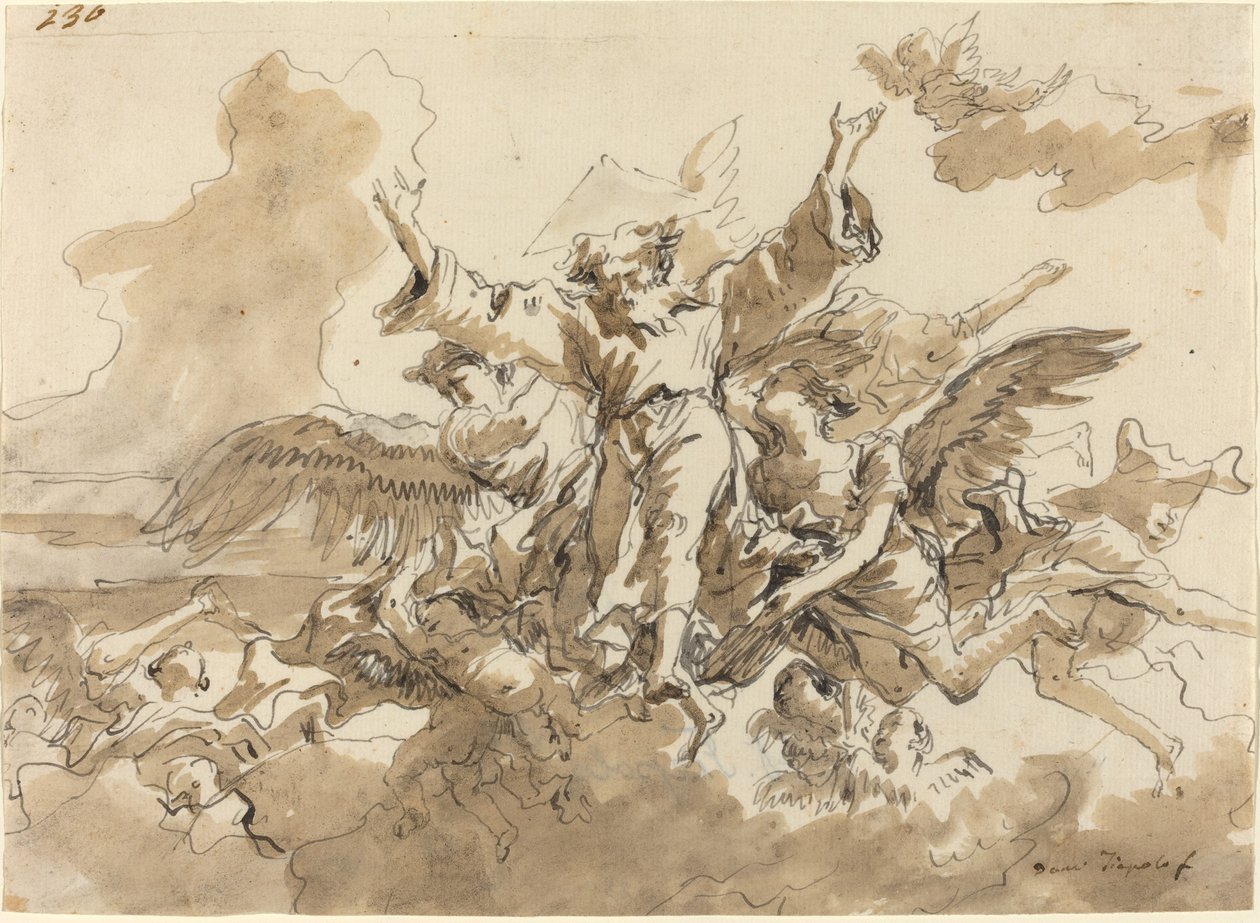 Skapelsen av universet av Giovanni Domenico Tiepolo