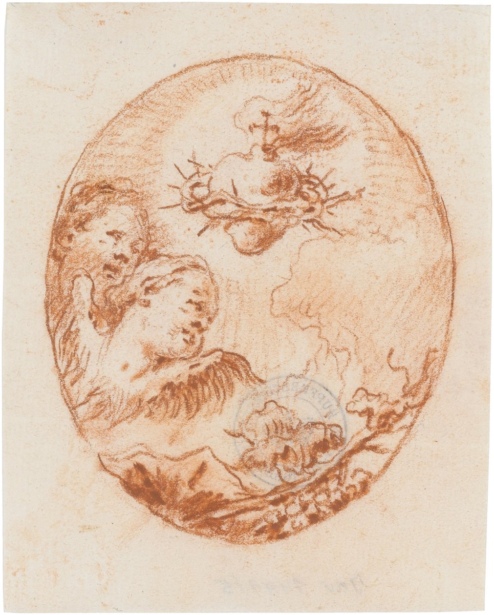 Das Herz Jesu av Giovanni Domenico Tiepolo