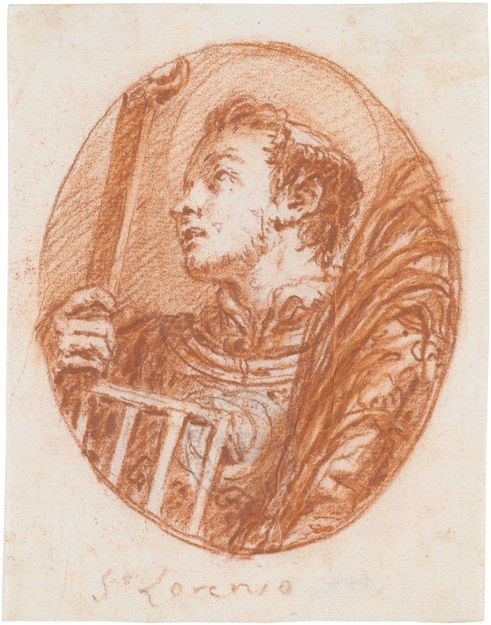 Der heilige Laurentius av Giovanni Domenico Tiepolo