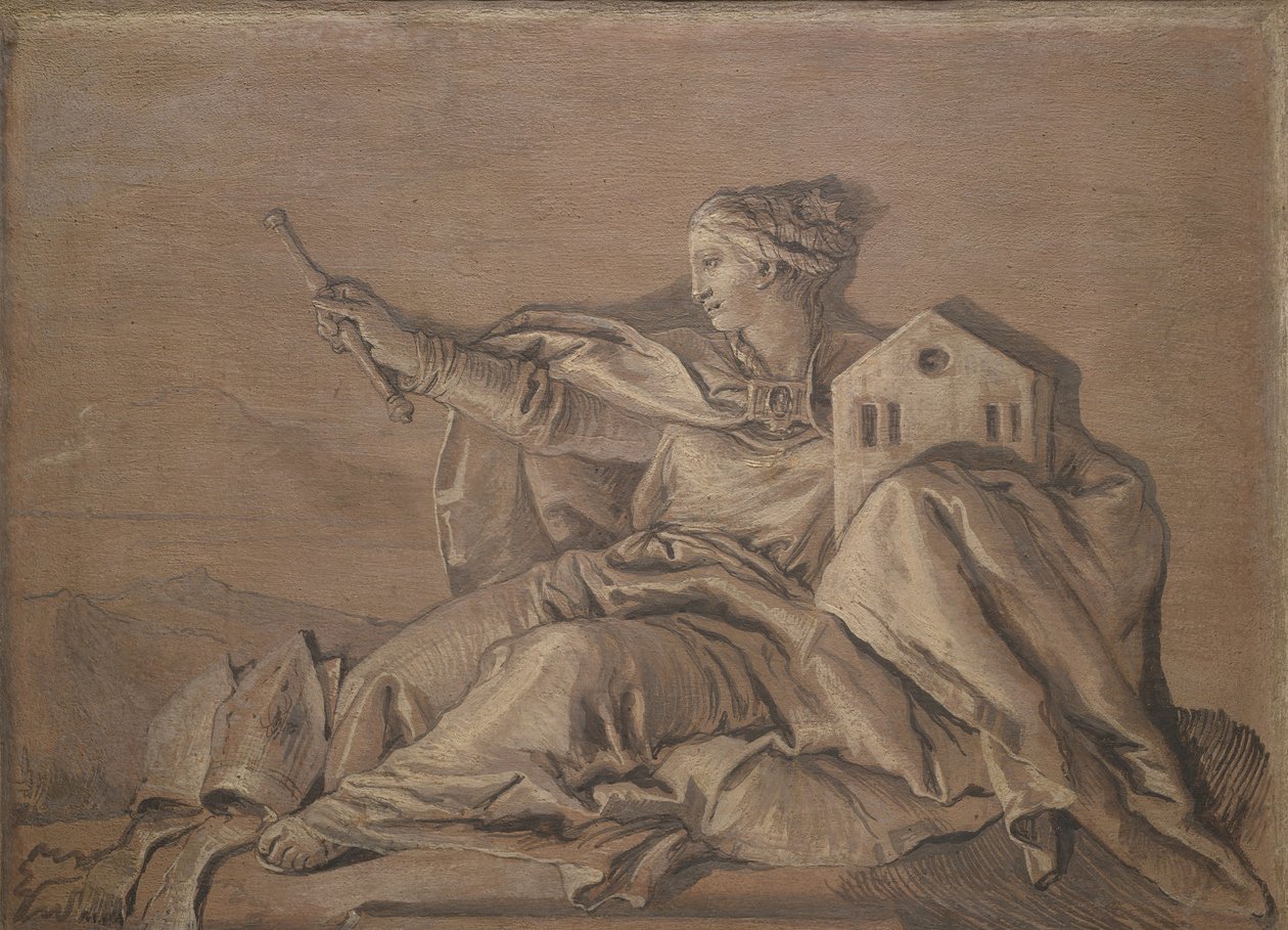 Europa. av Giovanni Domenico Tiepolo