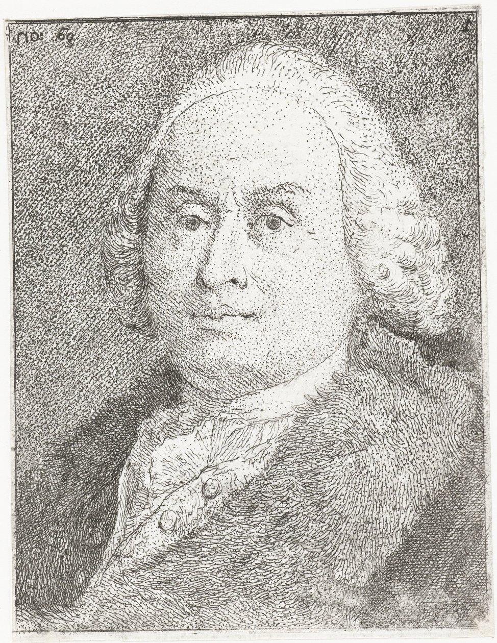 Portrett av Giovanni Battista Tiepolo av Giovanni Domenico Tiepolo