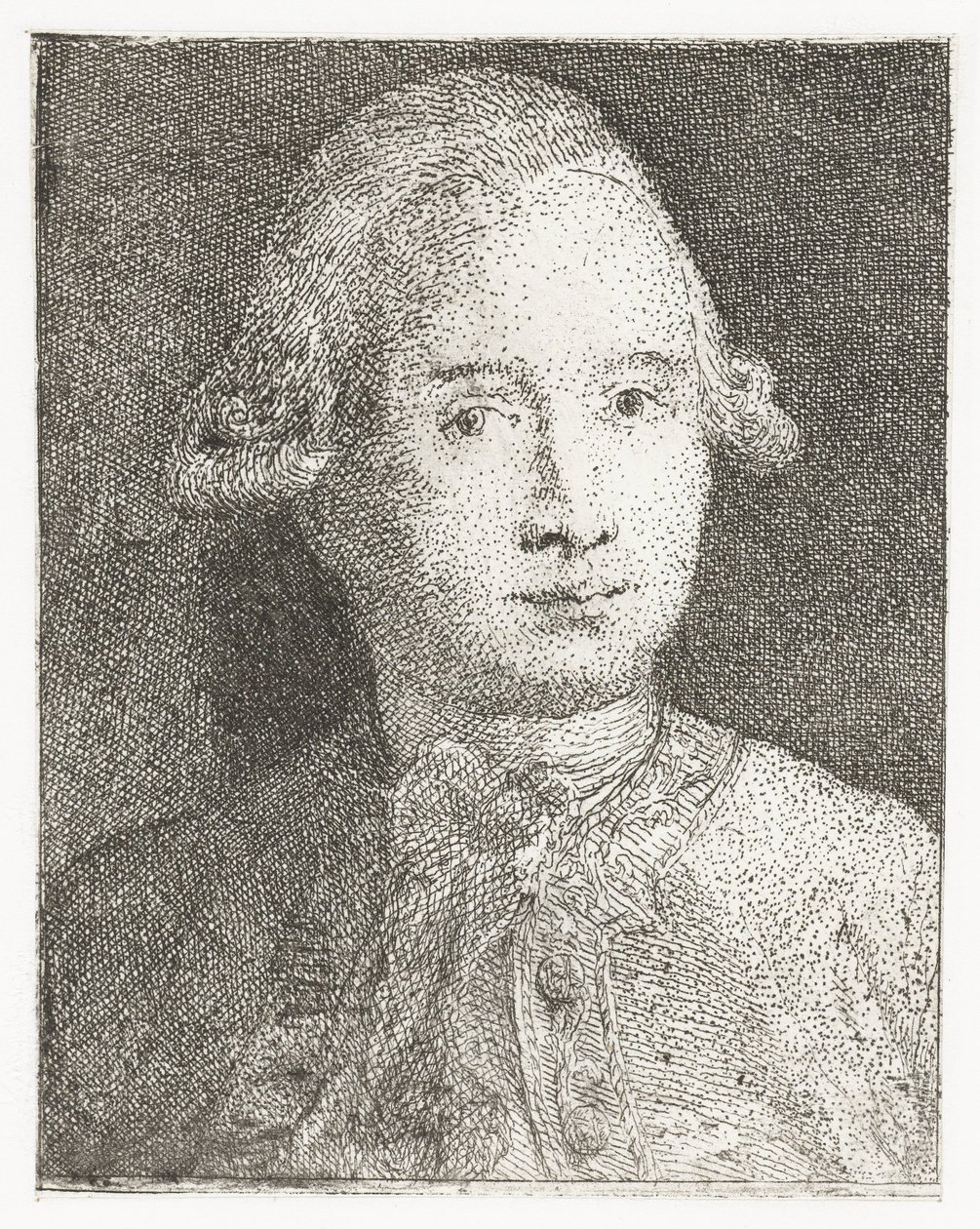 Portrett av Giovanni Domenico Tiepolo Samling av hoder (serietittel) Raccolta di Teste (serietittel) av Giovanni Domenico Tiepolo