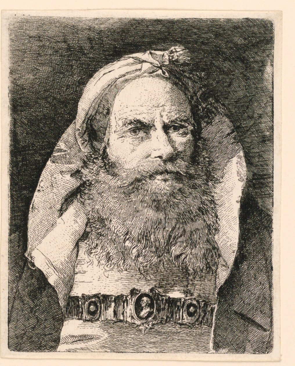Samling av hoder av Giovanni Domenico Tiepolo