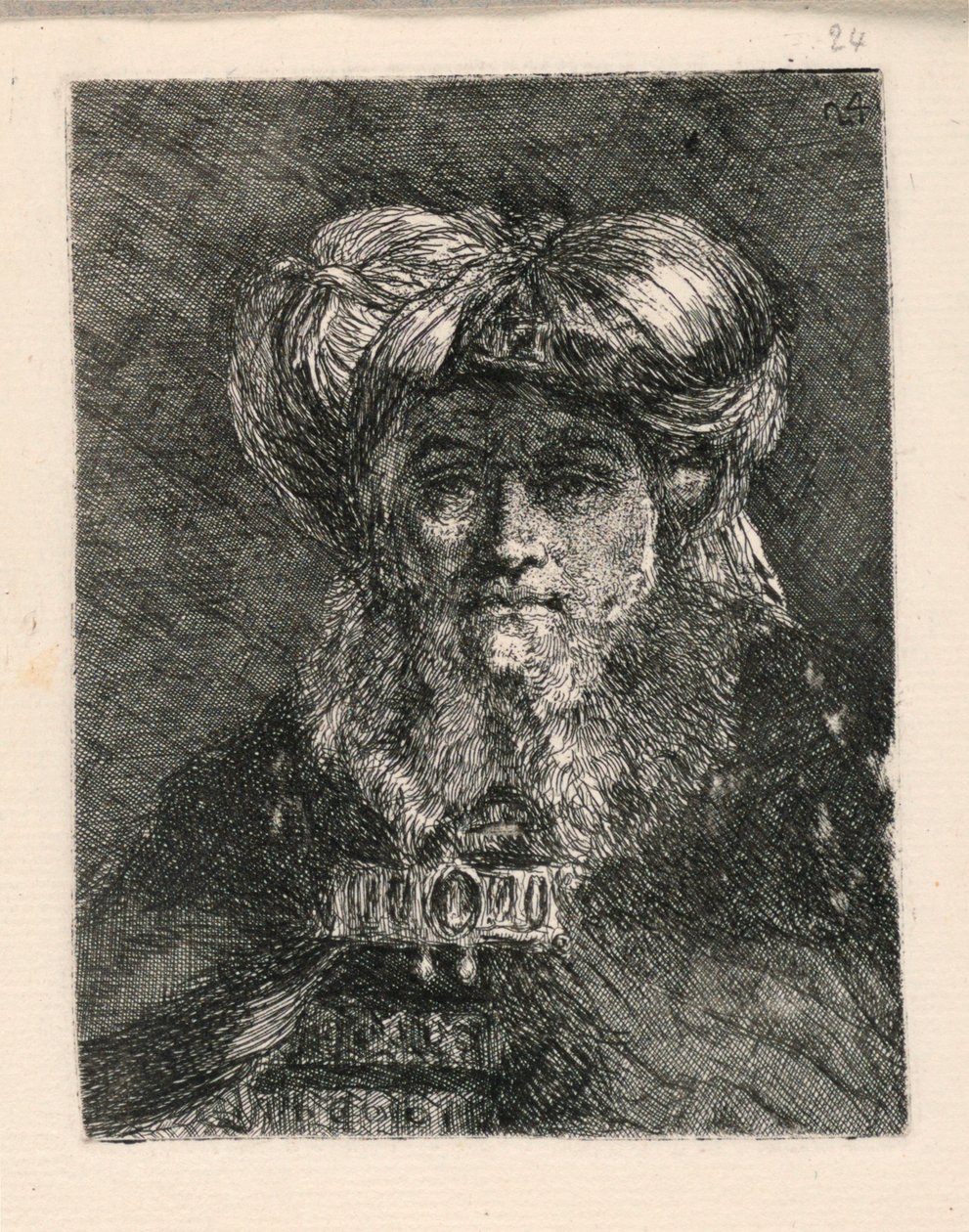 Samling av hoder av Giovanni Domenico Tiepolo