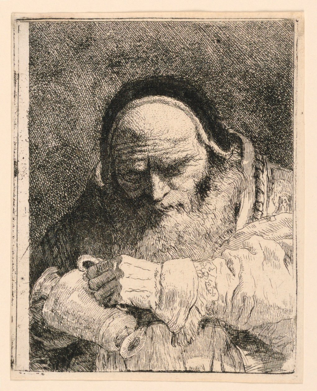 Samling av hoder av Giovanni Domenico Tiepolo