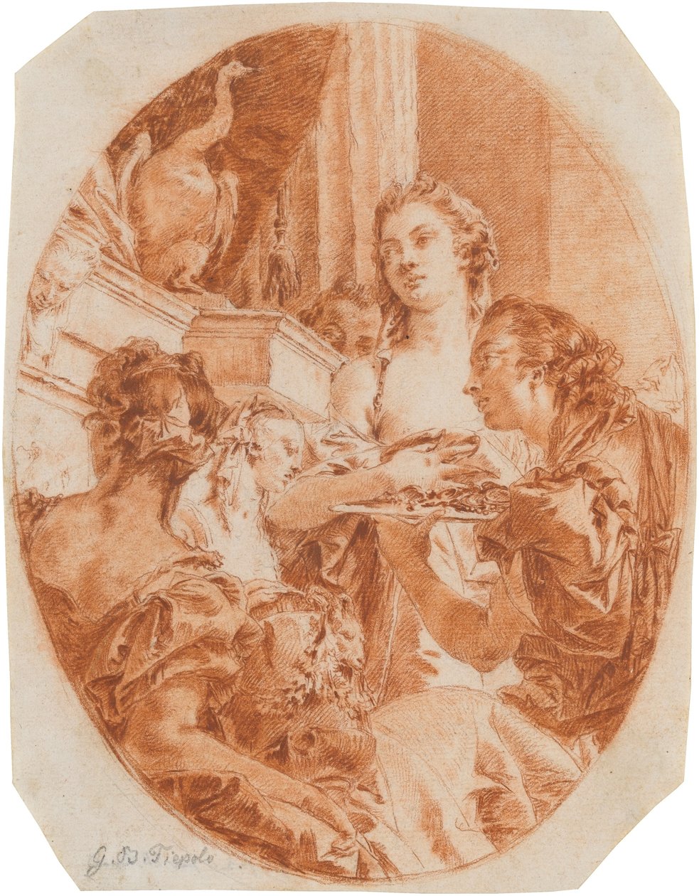 Tarquinius og Lucretia av Giovanni Domenico Tiepolo