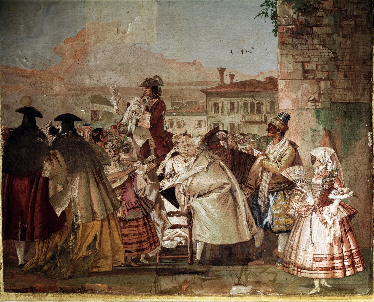 The Charlatan (fresco i Carnival Hall av Giovanni Domenico Tiepolo