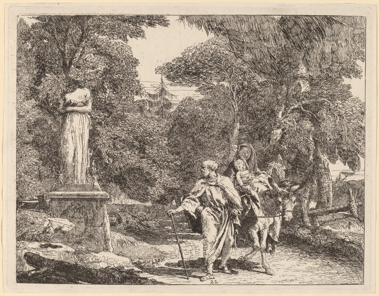 Episoden av Falling Idol av Giovanni Domenico Tiepolo